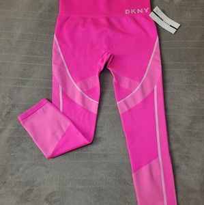 DKNY SPORT Leggings Laser Pink. Size